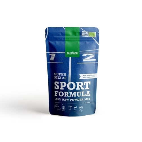 Purasana Superfood SPORT Super Mix 2.0 - 100 % Raw Powder BIO 250 Gramm