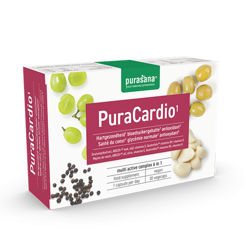 Purasana PuraCARDIO 5 in 1 Vitamin Komplex Vegetarisch 30 Kapseln - 16.9 Gramm