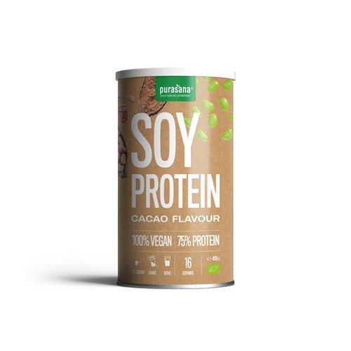 Purasana Vegan protein PEA 65 % BANANA 400 Gramm BIO